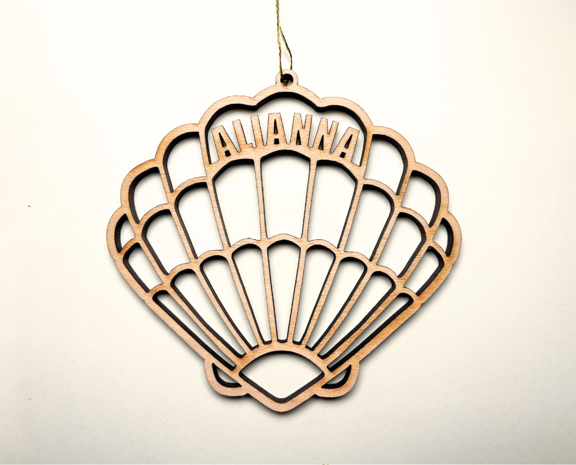 Seashell Ornament – Customizable