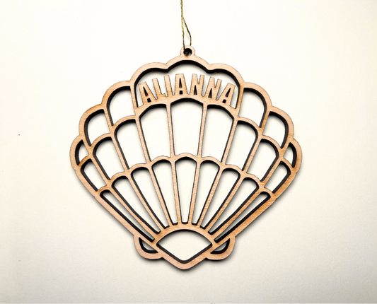 Seashell Ornament – Customizable