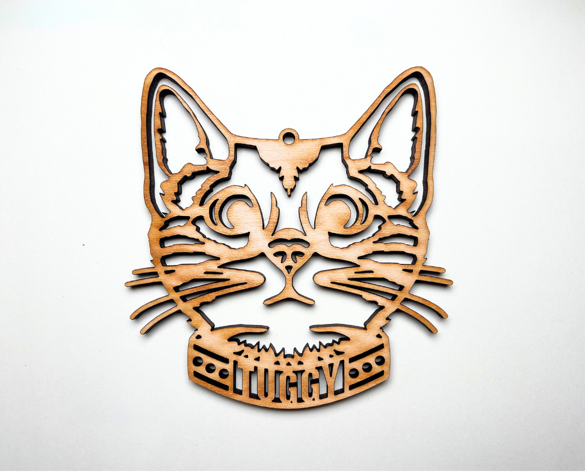 Shorthair Cat Ornament – Customizable