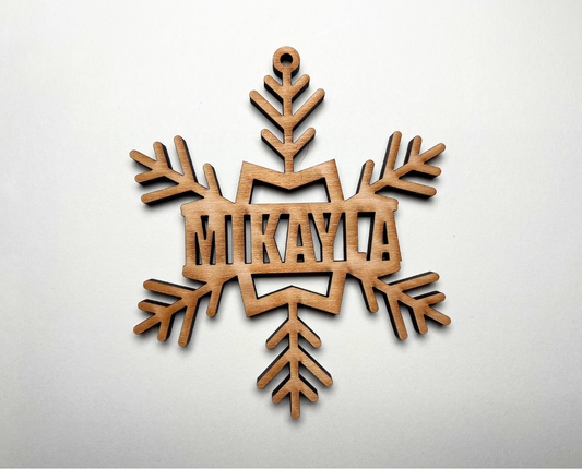 Snowflake Ornament – Customizable