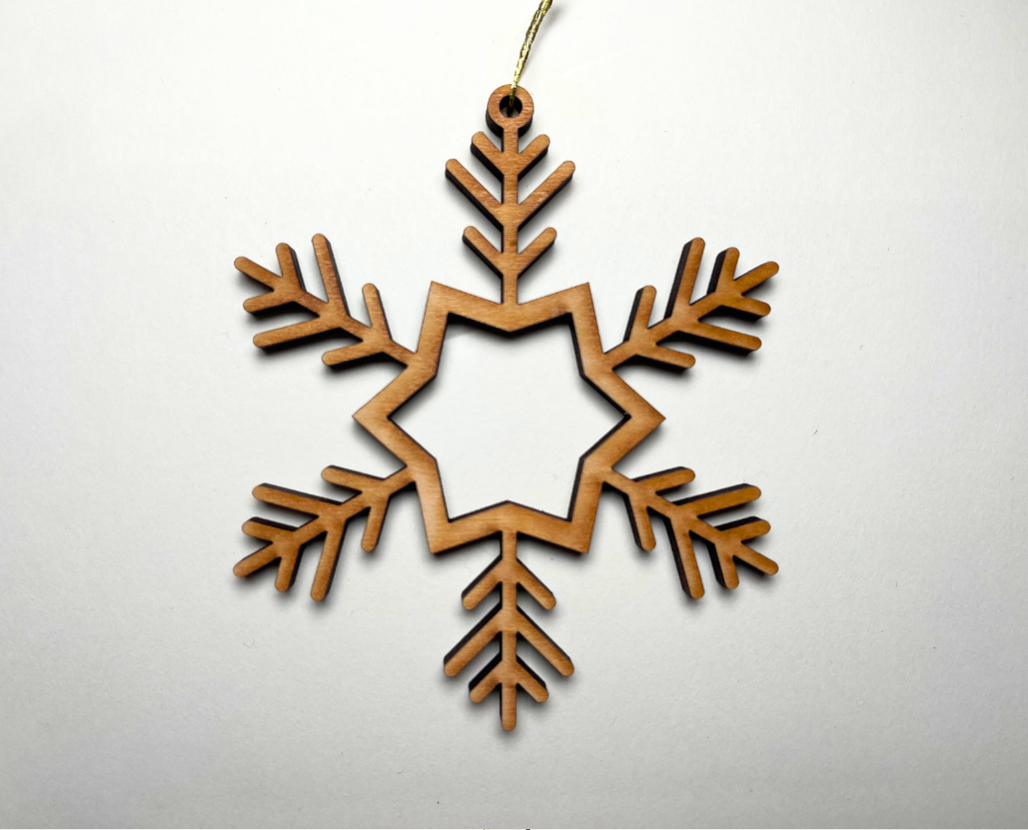 Snowflake Ornament – Plain
