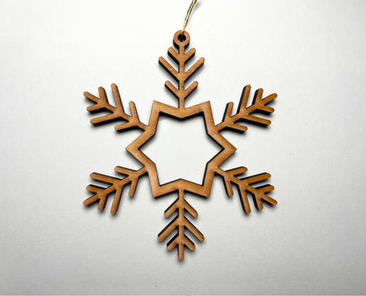 Snowflake Ornament – Plain