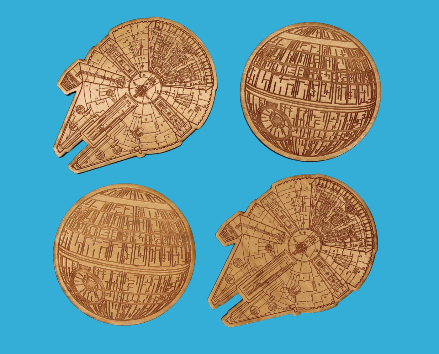 Star Wars Coasters (Set of 4)