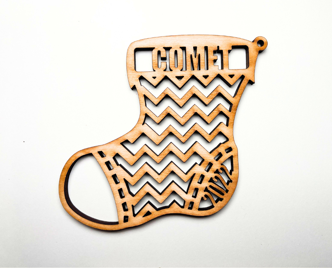 Stocking Ornament – Customizable