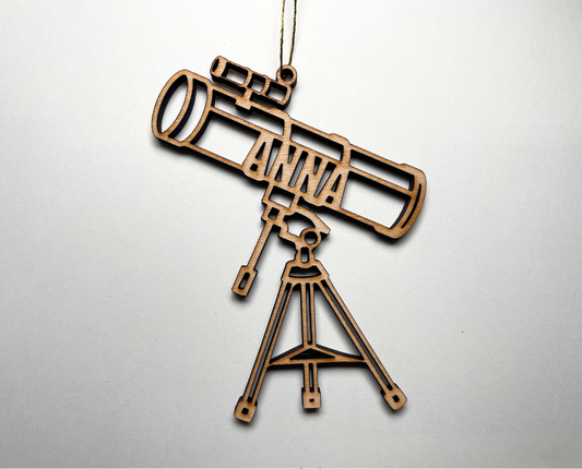 Telescope Ornament – Customizable
