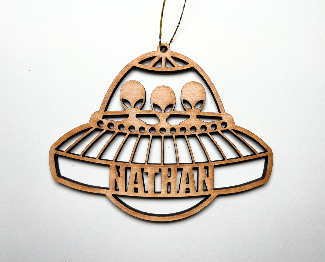 UFO Ornament - Customizable