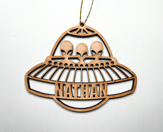 UFO Ornament - Customizable