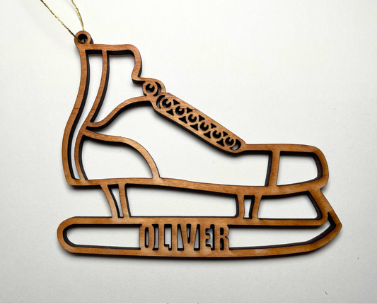 Vintage Skate Ornament – Customizable