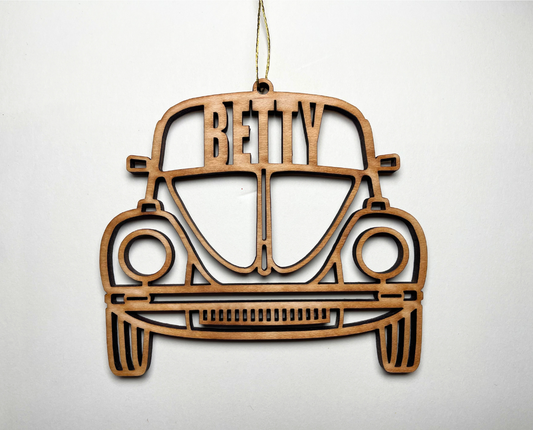 VW Beetle Ornament – Customizable