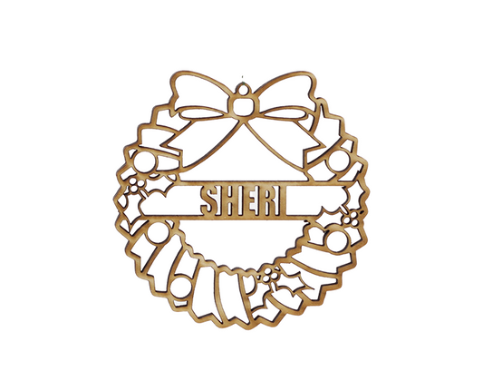 Wreath Ornament – Customizable