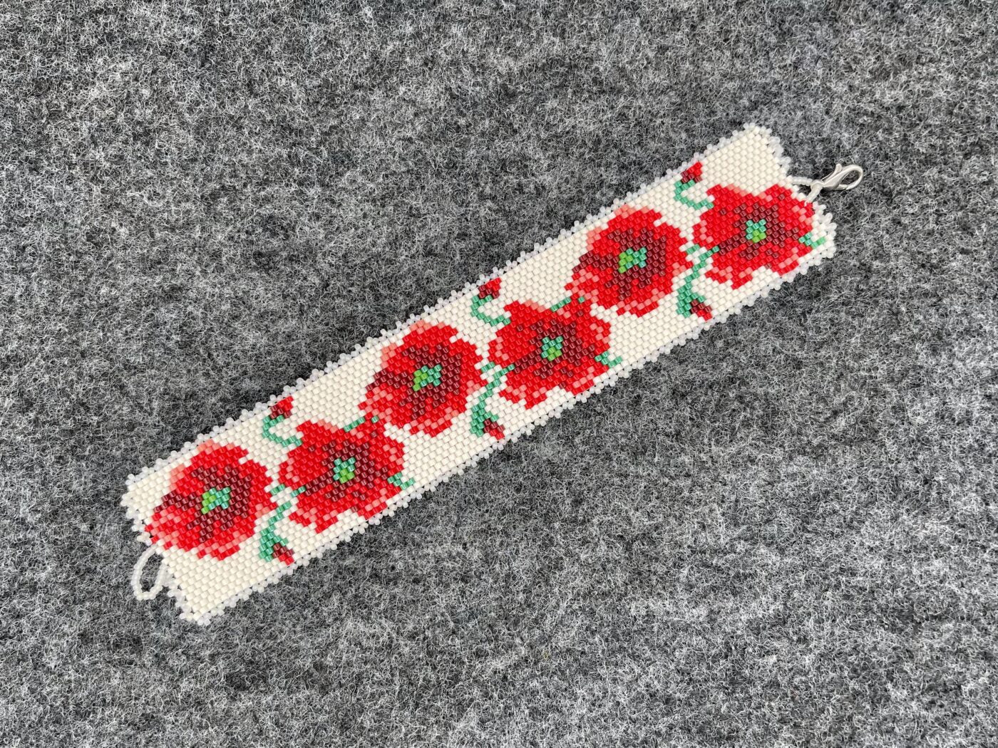 Bright Poppies Bracelet