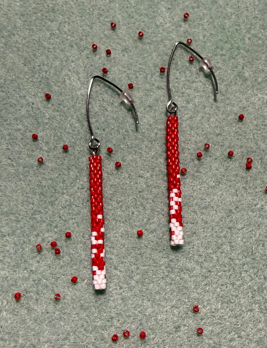 Oh Canada Miyuki Delica (Fairy Thread) Earrings