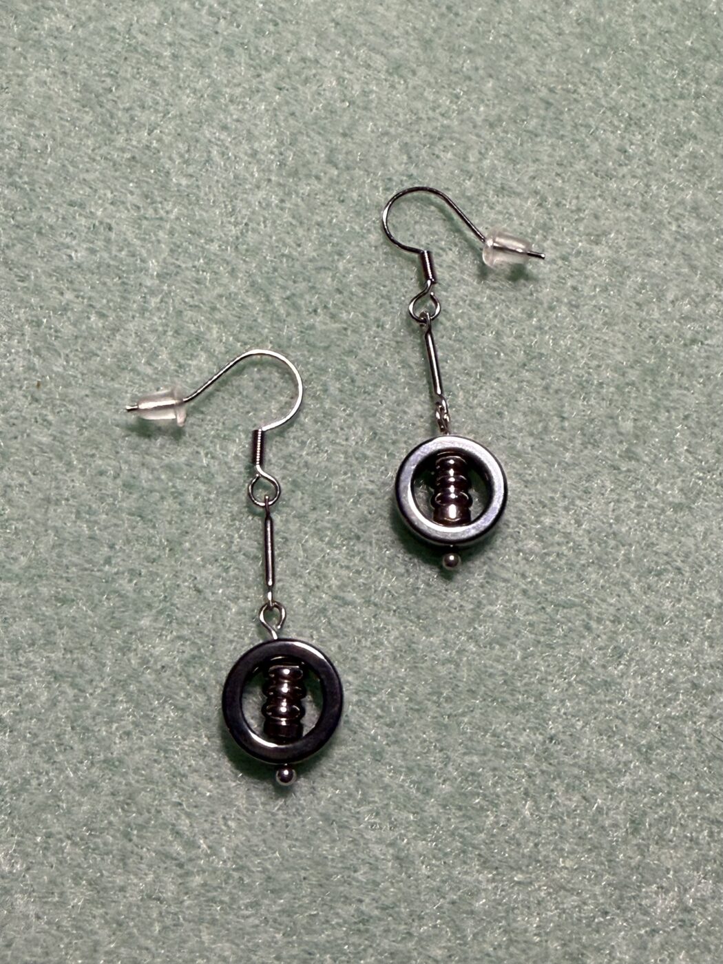 Round Earrings (Silver)