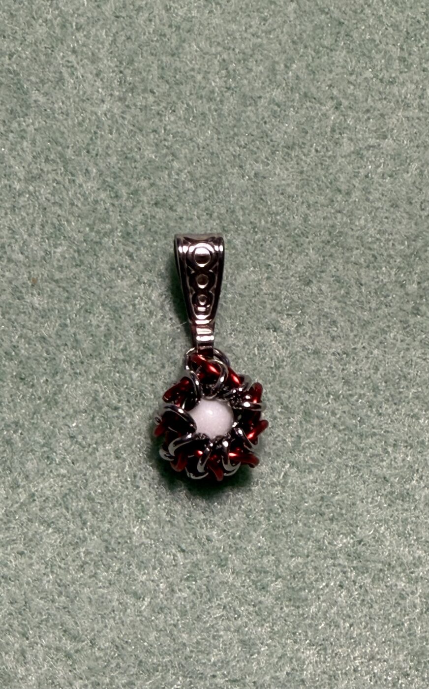 Silver Dragon’s Eye Pendant (Crystal)