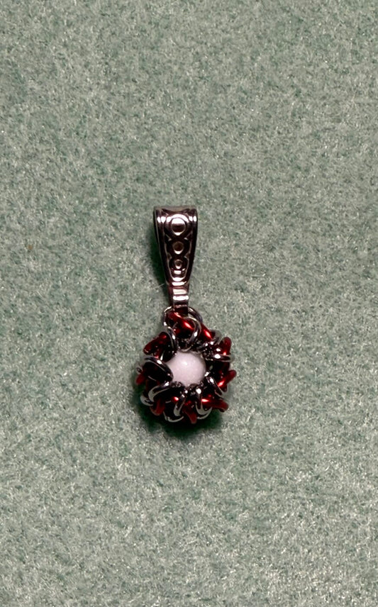 Silver Dragon’s Eye Pendant (Crystal)