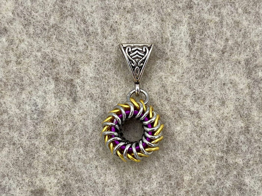 Silver Dragon's Eye Pendant