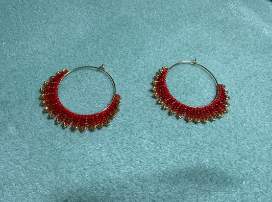 The Caisead Collection Earrings – RED