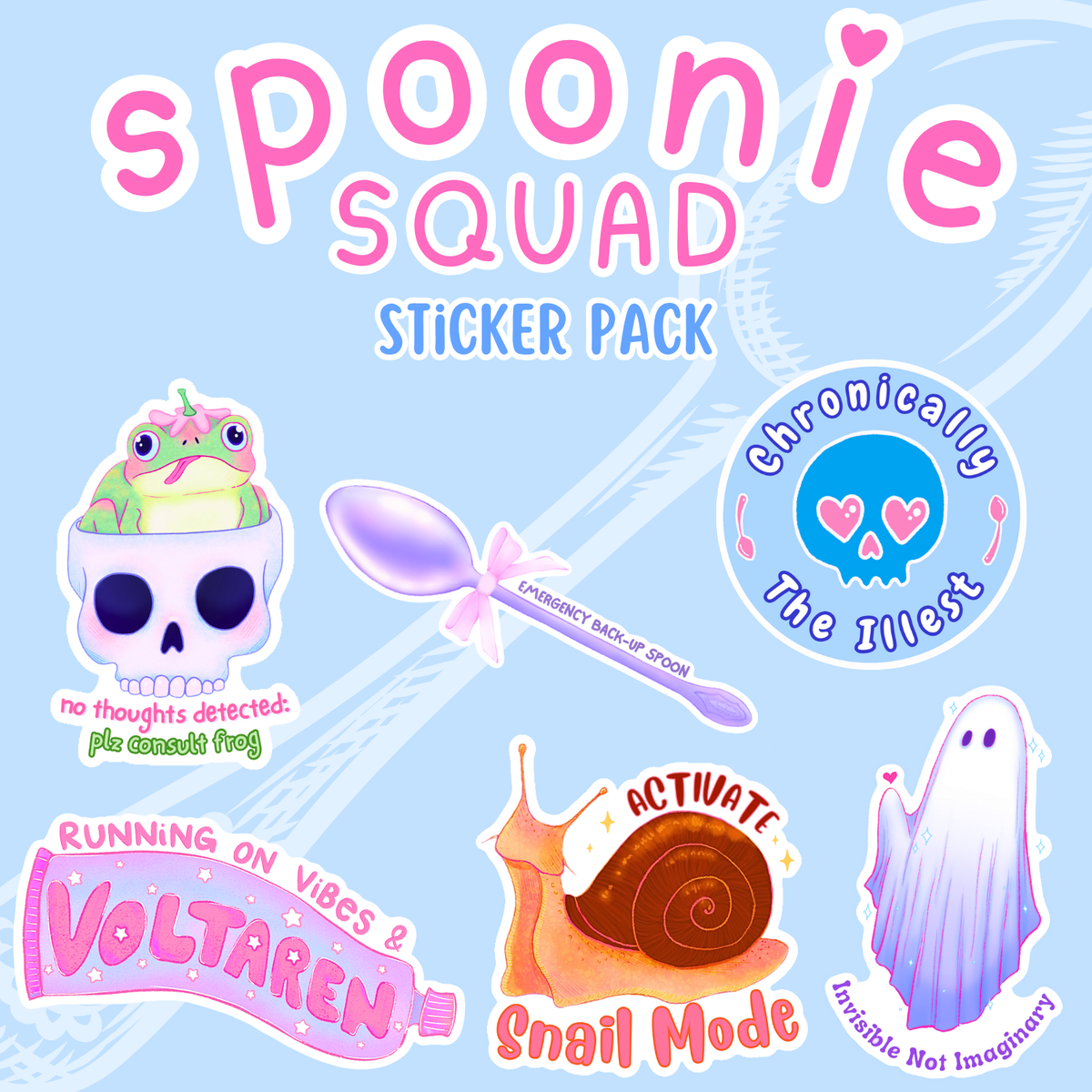 Spoonie Sticker Pack