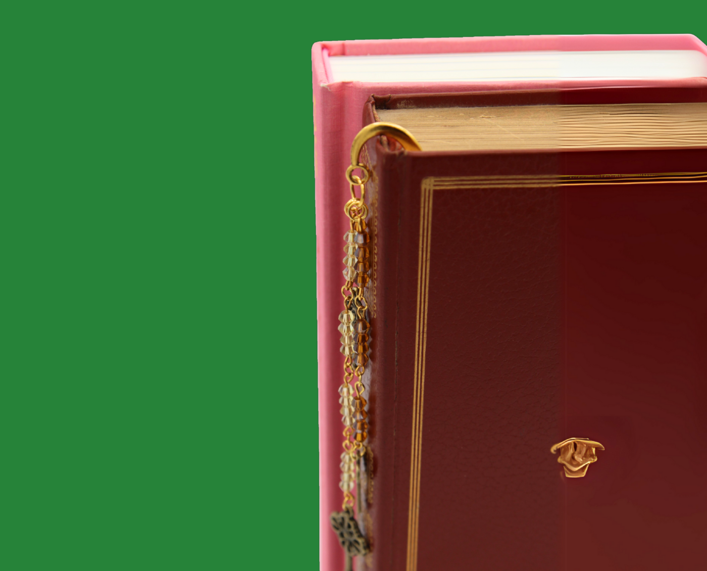 Amber Antique Book Bling