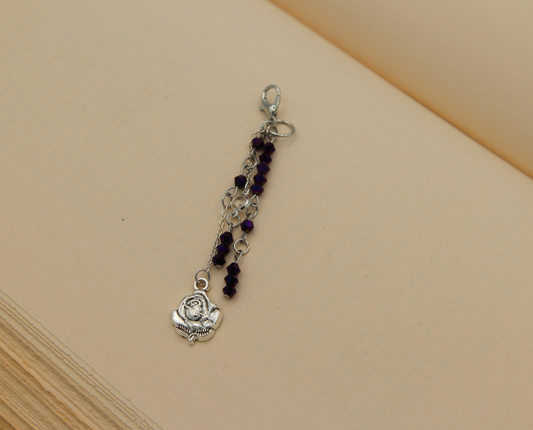 Black Rose Book Bling Charm Bundle