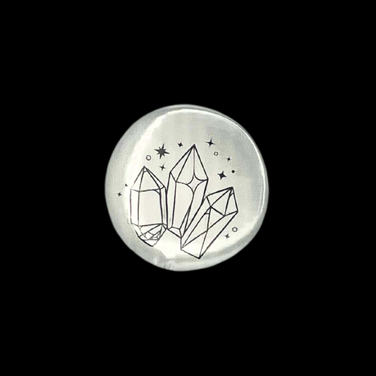 Druzy Gems Button