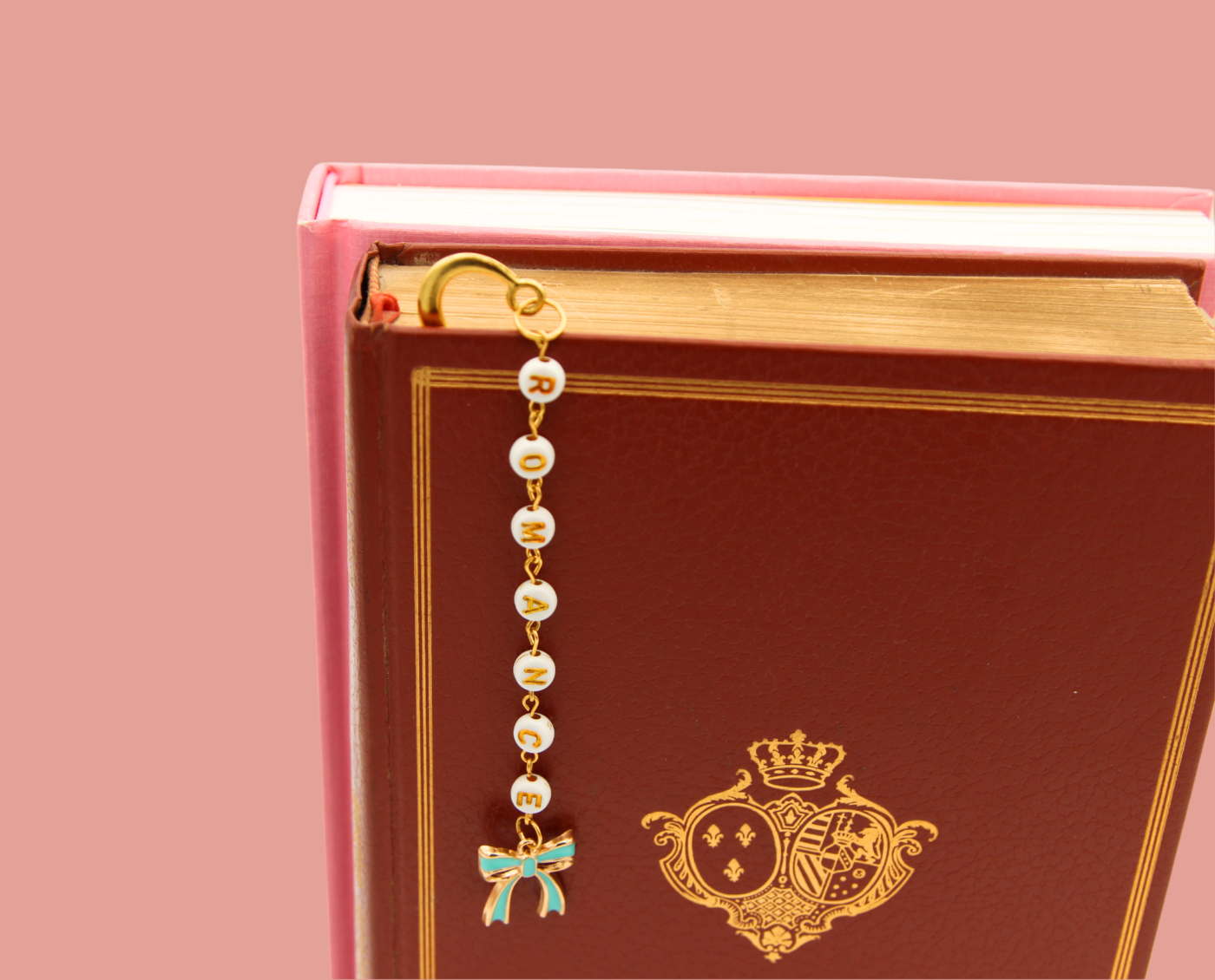 Romance Book Bling with Blue Bow