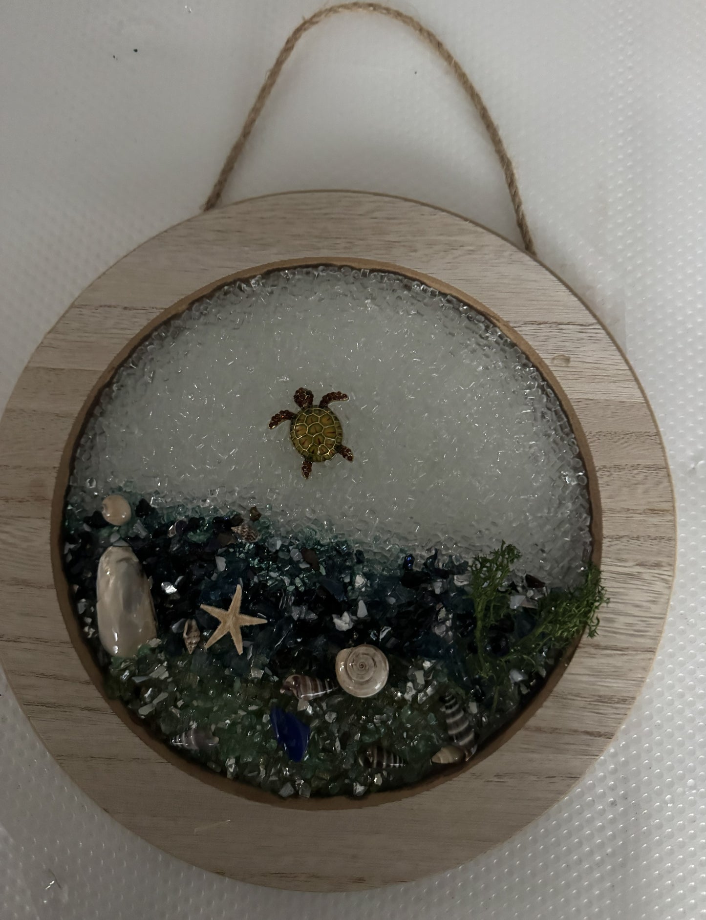 Cut Glass Sun Catcher Ocean pictures