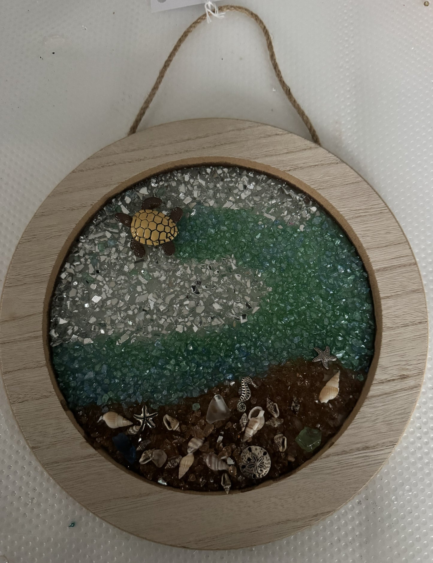 Cut Glass Sun Catcher Ocean pictures