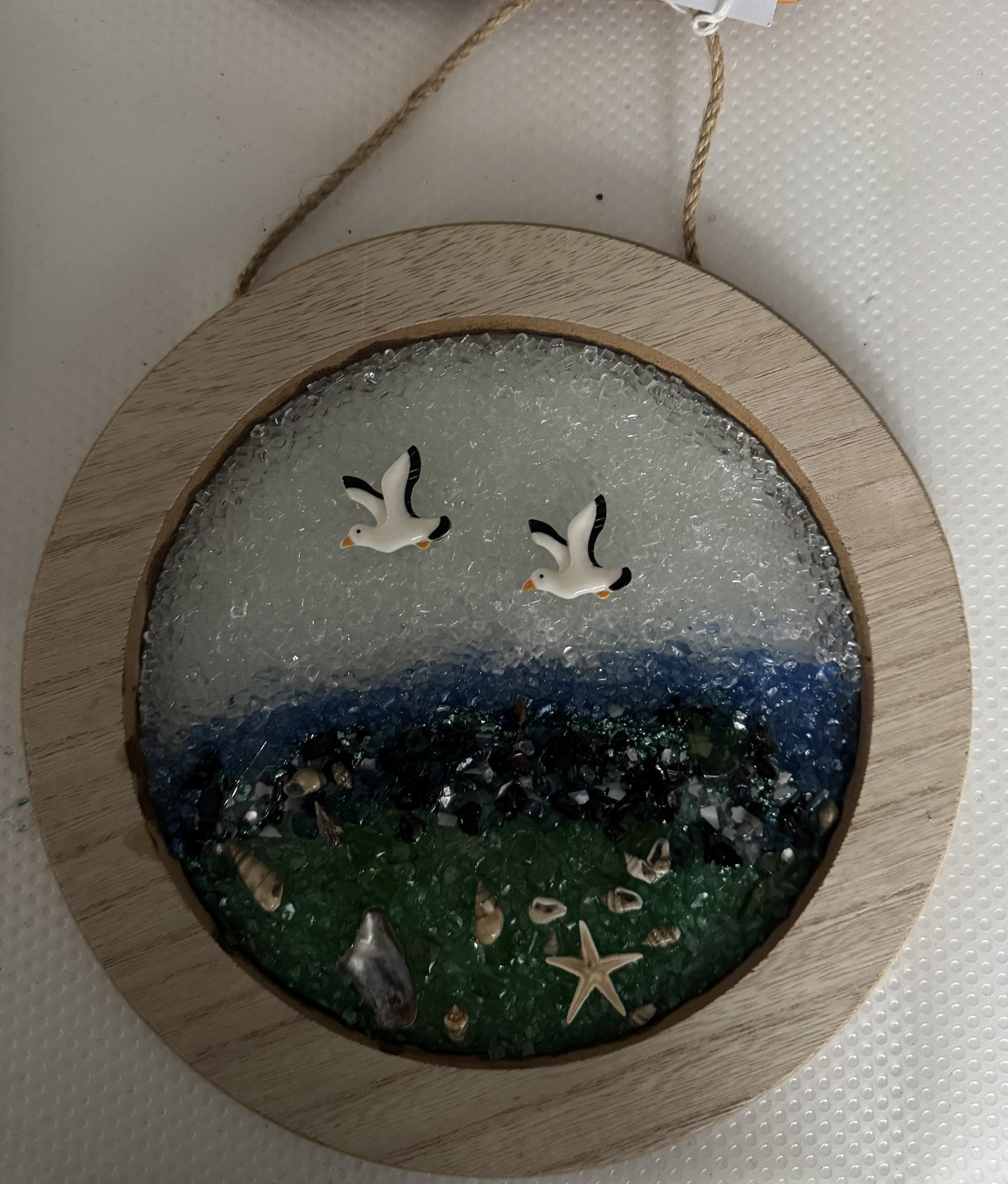 Cut Glass Sun Catcher Ocean pictures