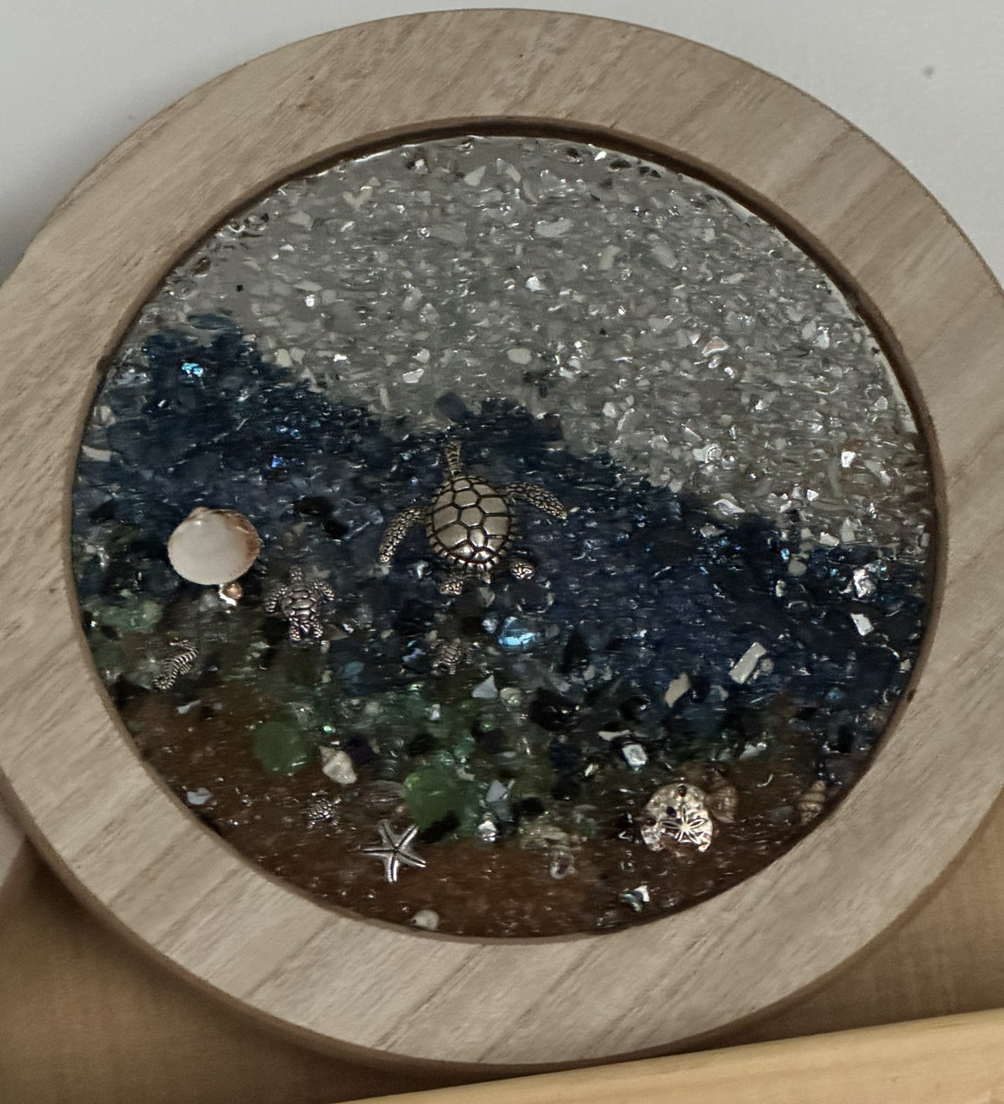 Cut Glass Sun Catcher Ocean pictures