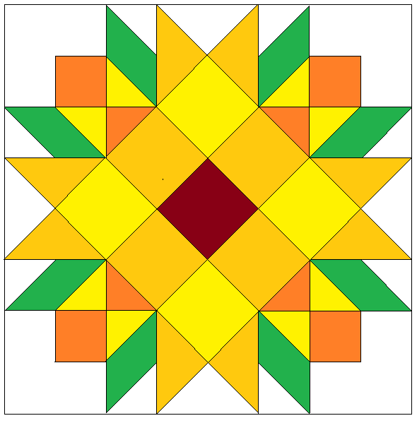 Barn Quilt Kit -  Sunflower & Cardinal