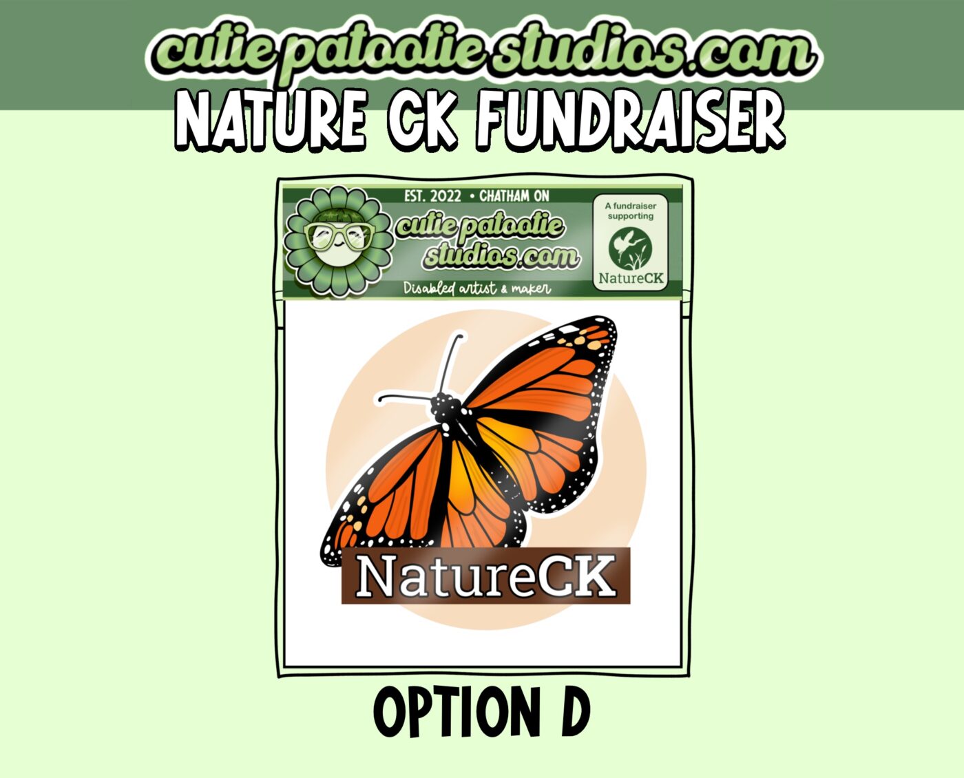 Nature CK FALL Vinyl Sticker
