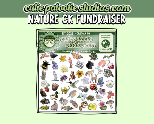 Nature CK Mini Sticker 50 pack