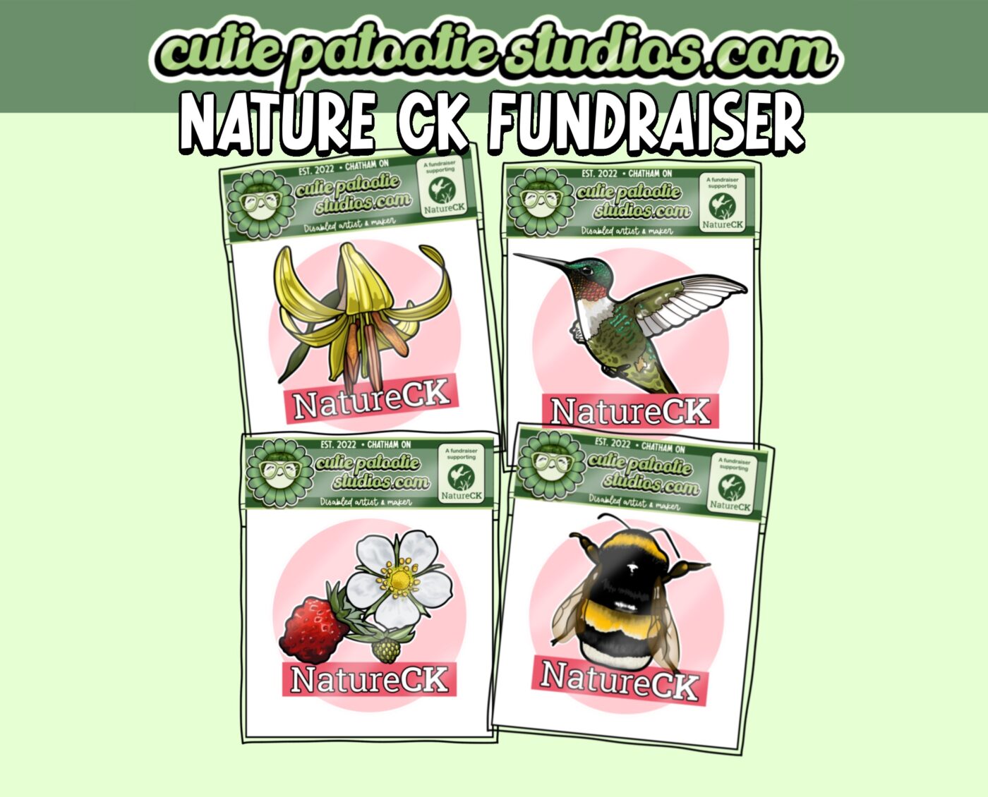 Nature CK SPRING Vinyl Sticker