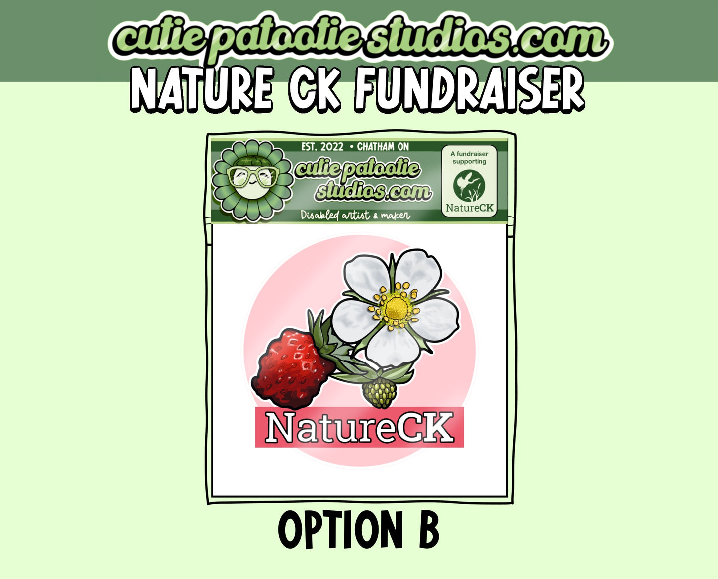 Nature CK SPRING Vinyl Sticker