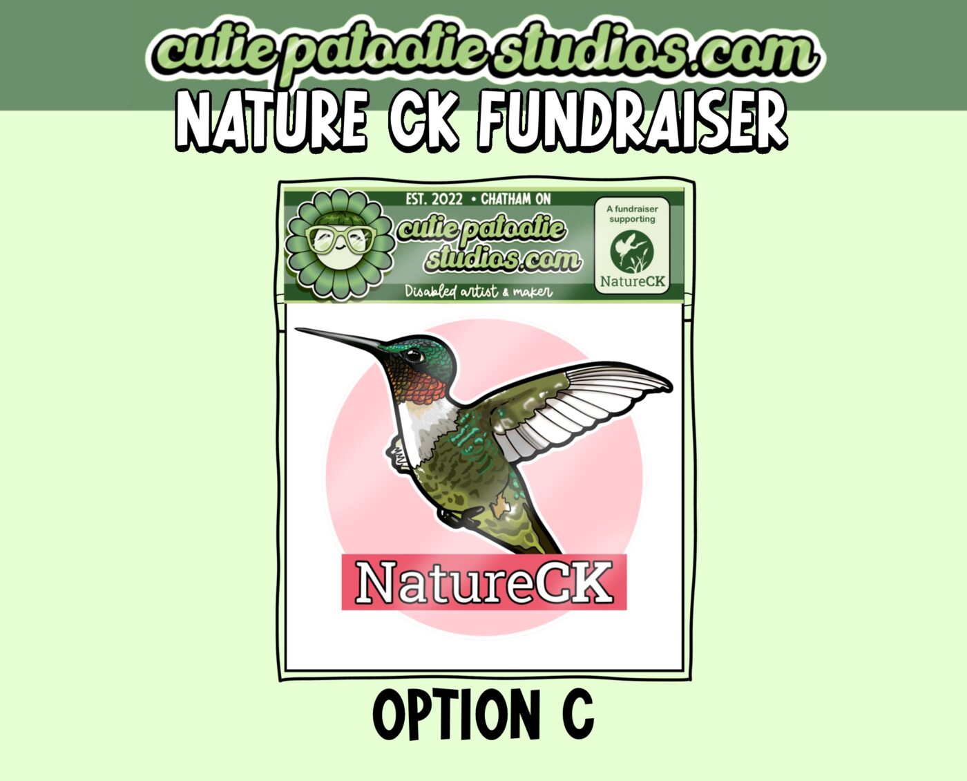 Nature CK SPRING Vinyl Sticker