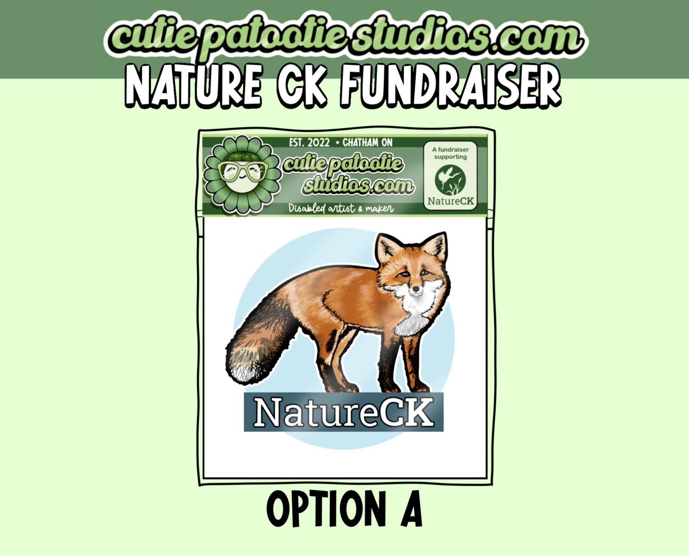 Nature CK WINTER Vinyl Sticker