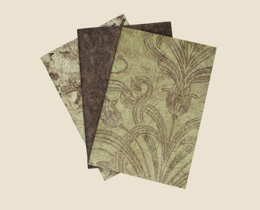 3 pk Notebook / Journal (Sepia)