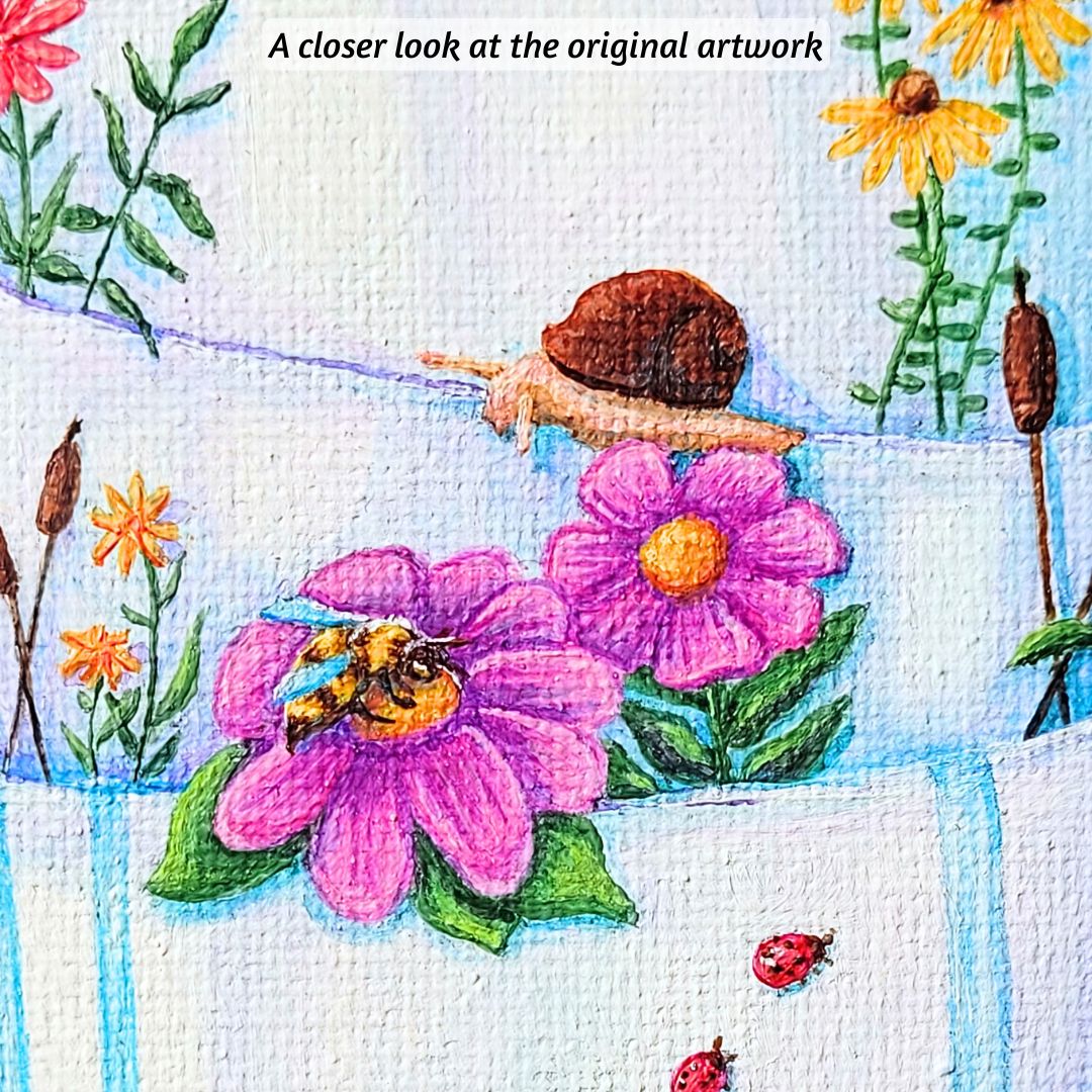 Tea in the Garden Art Print