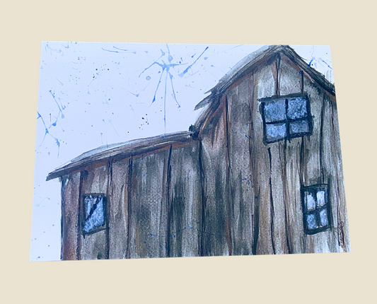 Abandoned Barn Greeting Card