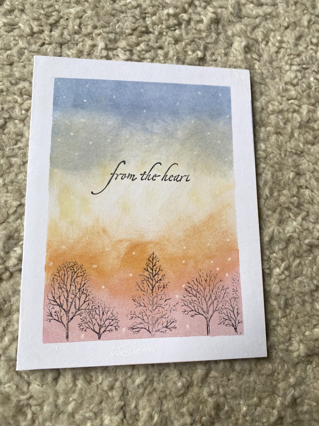 From The Heart Greeting Card