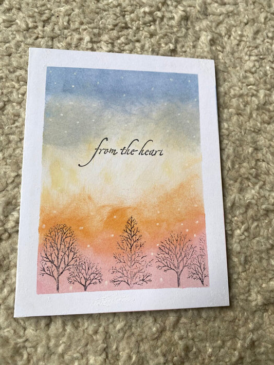 From The Heart Greeting Card