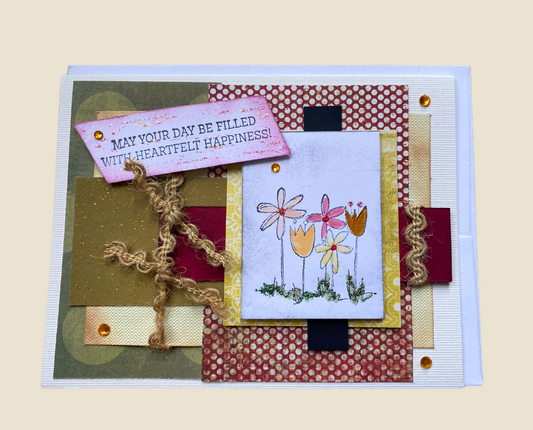 May Your Day Be Filled With Heartfelt Happiness Greeting Card