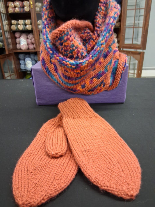 Cowl with Mittens
