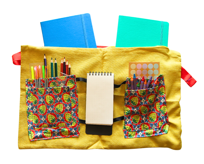 Yellow Strawberries Crafty Carry All