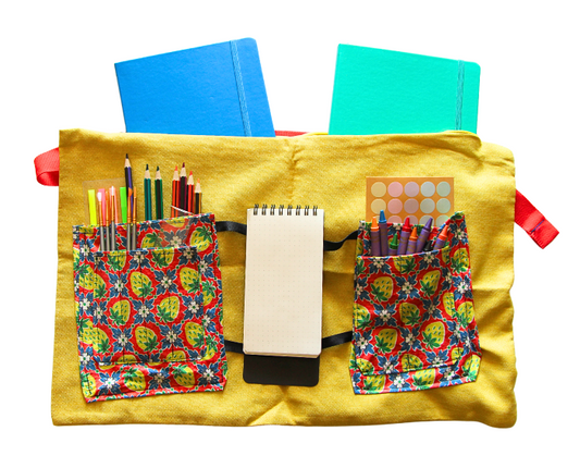 Yellow Strawberries Crafty Carry All