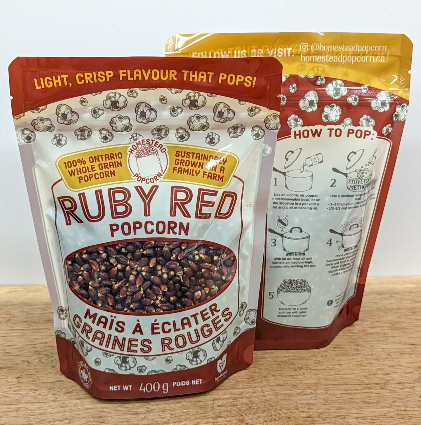 Ruby Red Popcorn - LUVLOCAL