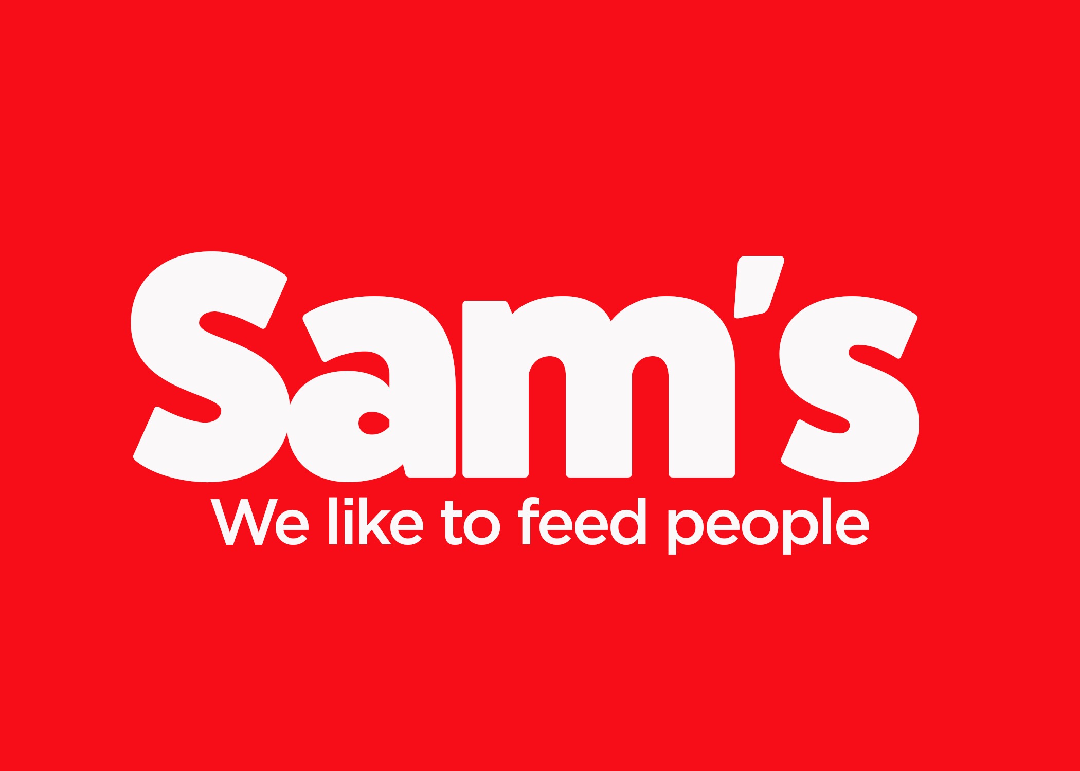Sam's Logo Red Back