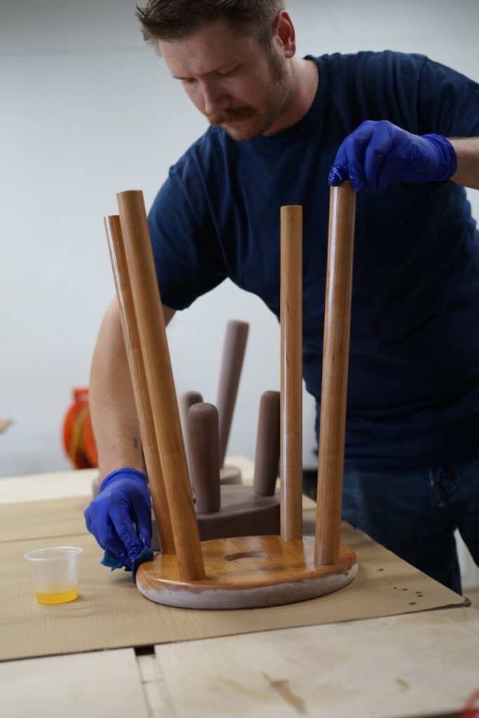 TheStoolery_Finish on Cherry