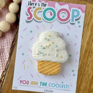 That’sOneCuteCookie_CookieCard5 "Here's the SCOOP, you are the coolest" Cookie Card